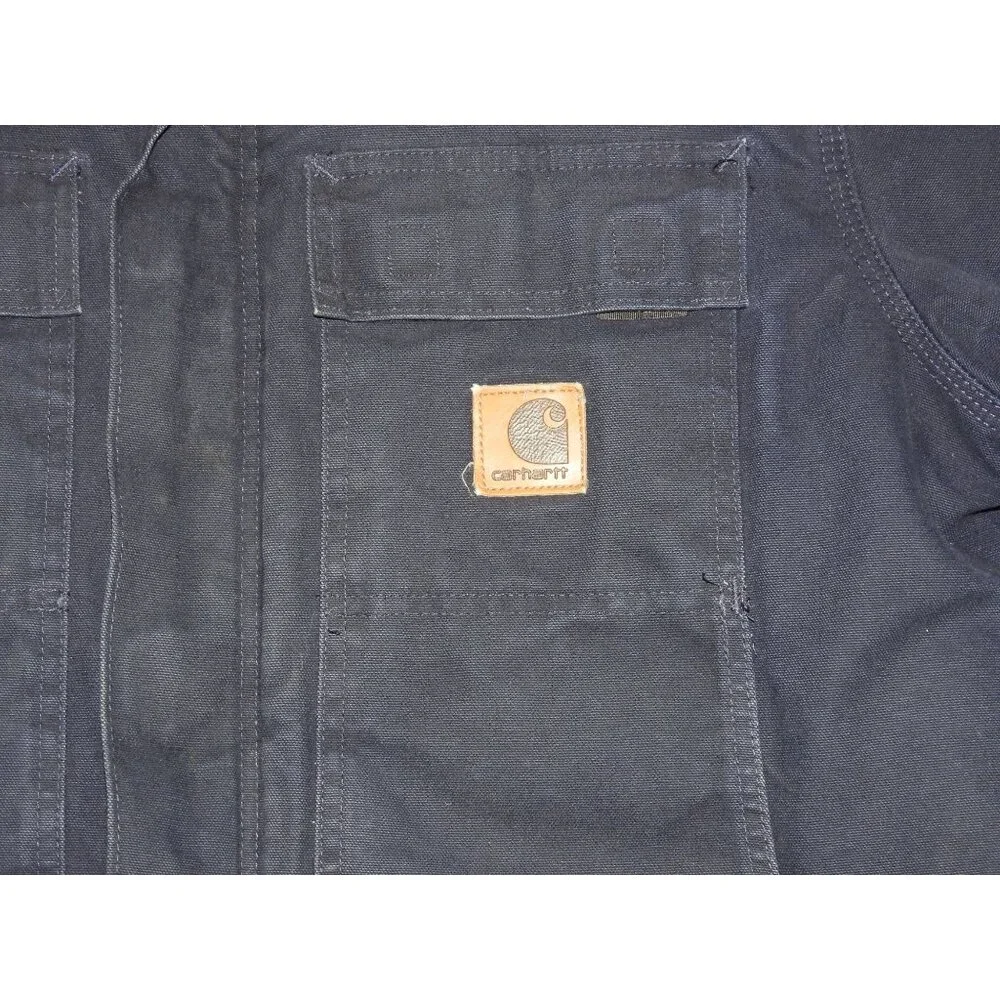 Vintage Carhartt C26 MDT Midnight Blue Jacket Mens Large Regular Union Made - Picture 10 of 10